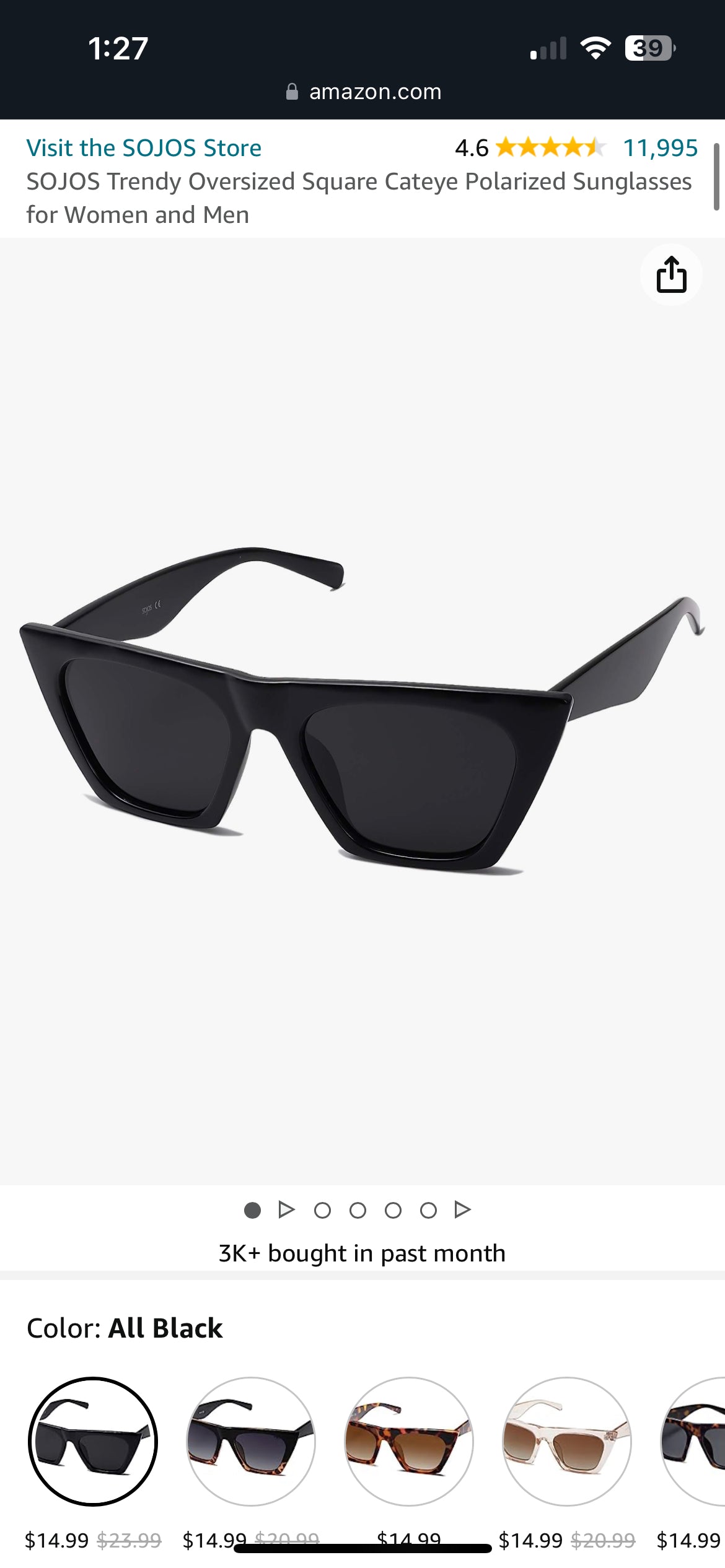 Sojos polarized sunglasses
