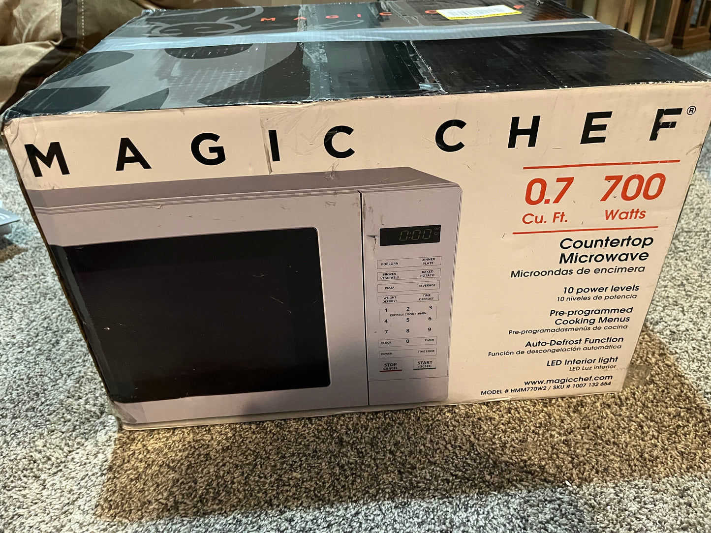 Magic chef microwave