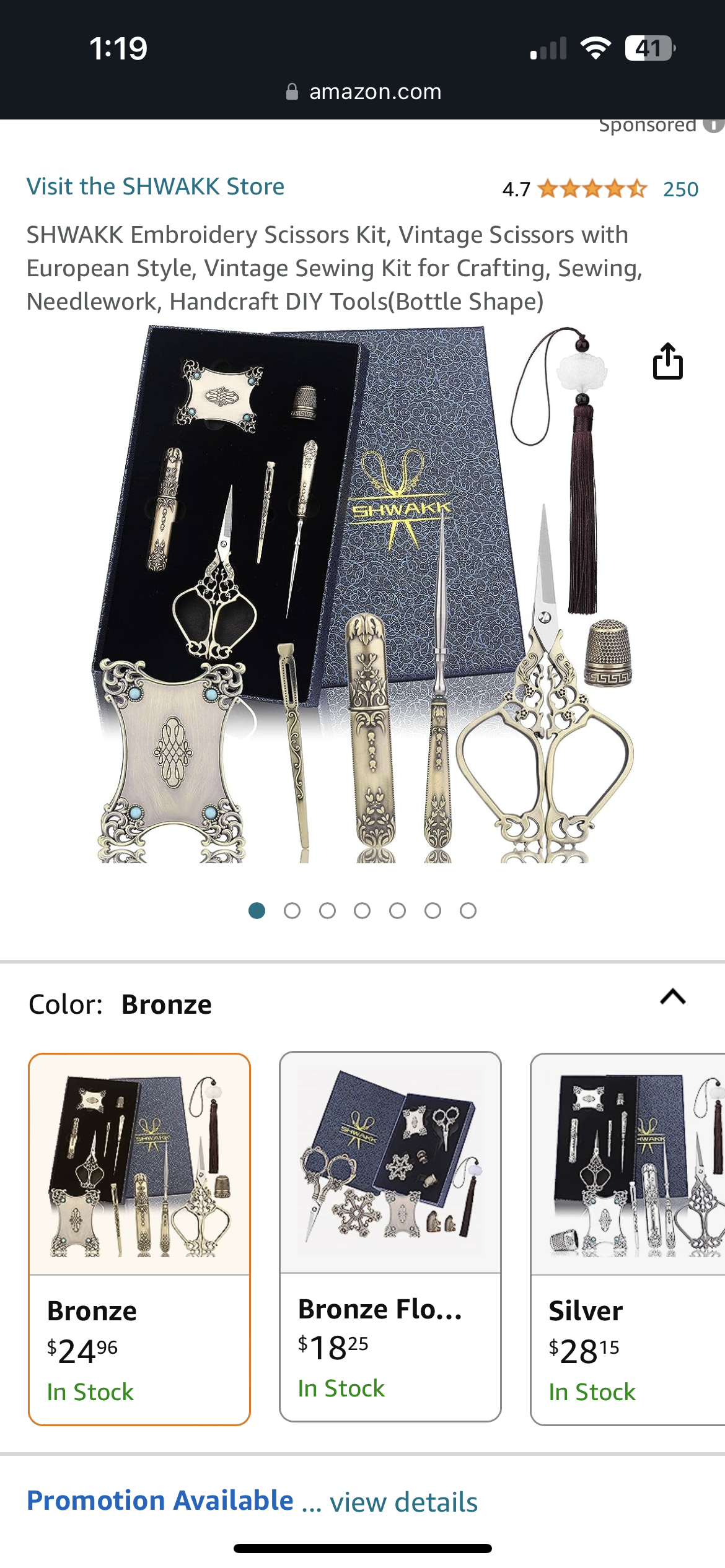 Shwakk embroidery scissors kit